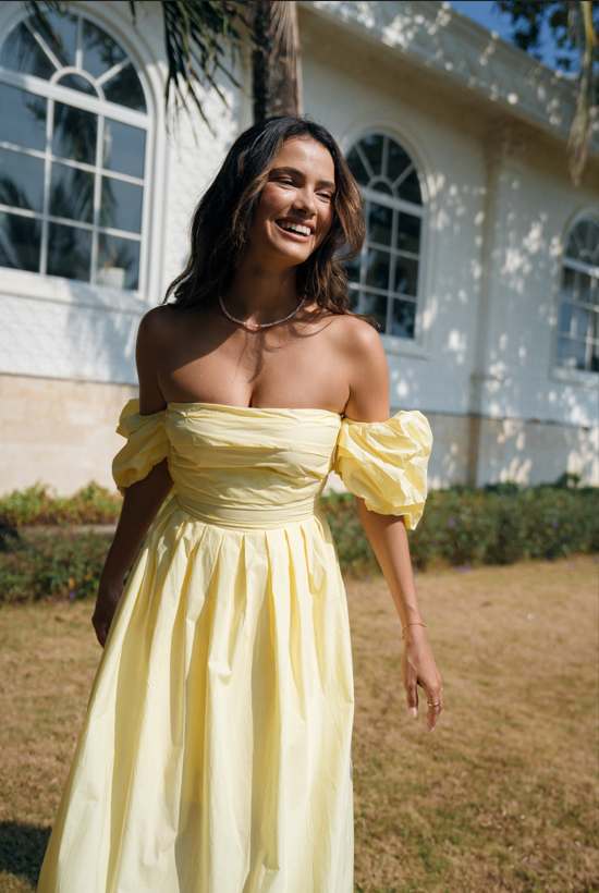 Dahlia Dress - Yellow