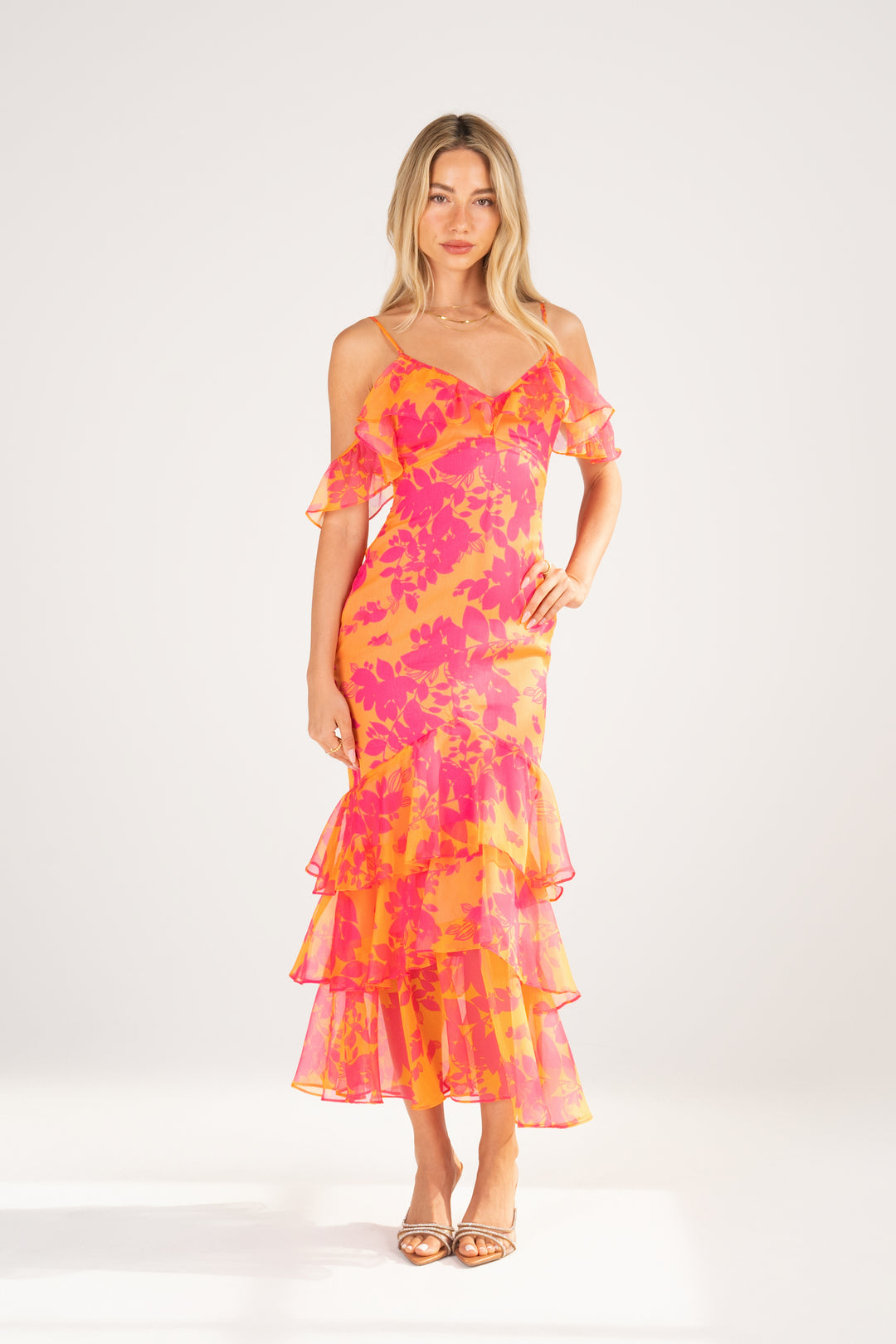 all things me midi dress Belle & Bloom All Eyes On Me Midi Dress